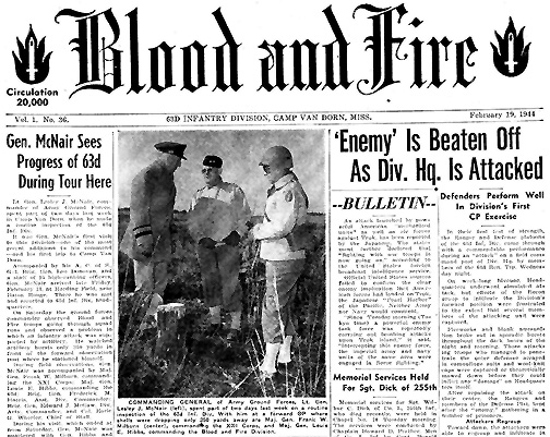 Blood and Fire 19 Feb 44
