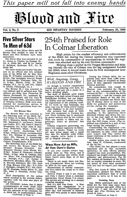 Blood and Fire 24 Feb 45