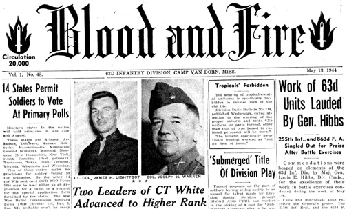 Blood and Fire 13 May 44