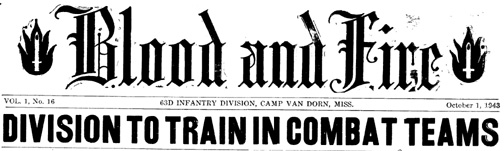 Blood and Fire 1 Oct 43