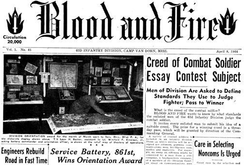 Blood and Fire 8 Apr 44