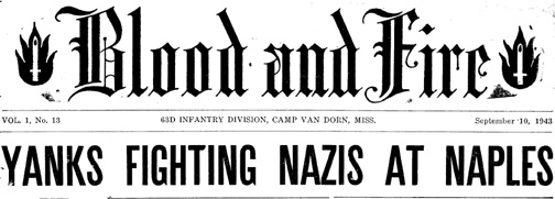 Blood and Fire 10 Sep 43