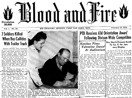 Bl;ood and Fire 12 Feb 44