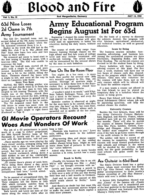 Blood and Fire 15 Jul 45