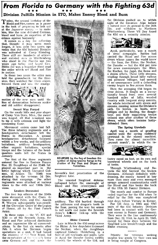 Blood and Fire 15 Jun 45