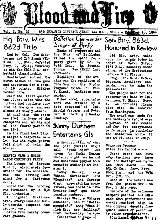 Blood and Fire 16 Dec 44