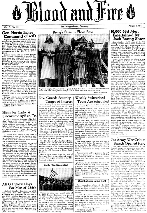 Blood and Fire 1 Aug 45