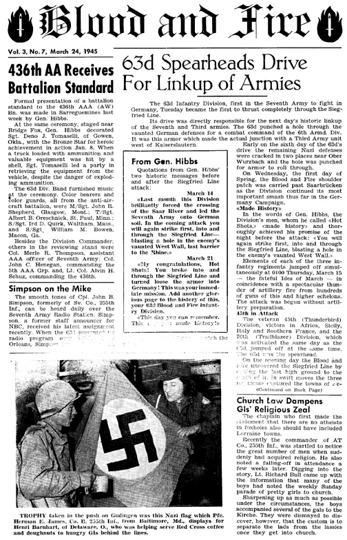 Blood and Fire 24 Mar 45