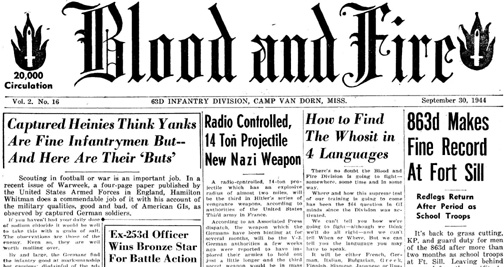 Blood and Fire 30 Sep 44