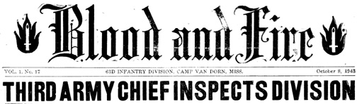 Blood and Fire 8 Oct 43