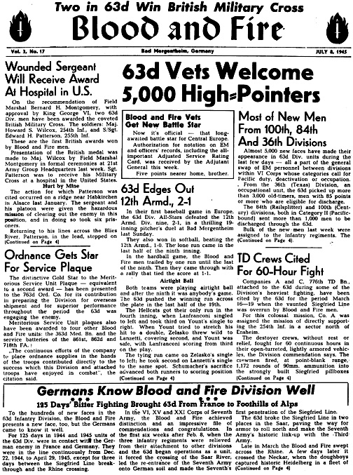 Blood and Fire 8 Jul 45