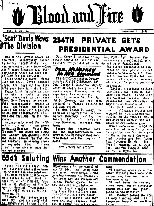 Blood and Fire 4 Nov 44