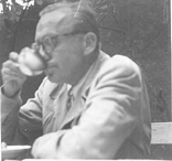 Jack Benny between shows Germany 1945