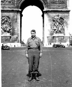 Unidentified member 63d Band in Paris France Aug 45