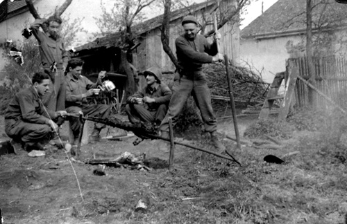 63d Band Bar-B-Q, Asselfingen, Ger 28 Apr 45