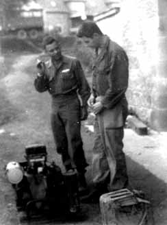 Soldiers from Hq Co 254th Infantry- Germany 1945