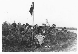 1st Plat A/253d Inf on break, Cp Van Dorn MS 44