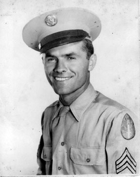 Unidentified Sgt I/255th Inf Cp Van Dorn MS 1944