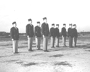 263d Engr Bn Staff on Parade