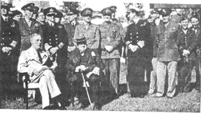 President Roosevelt at Casablanca