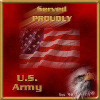 Served Proudly US Army