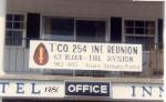 I/254th Reunion Sign- 1986