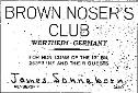 Brown Nose Club Card- 253rd Infantry