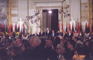 63rd Infantry Division Flag & President Bush