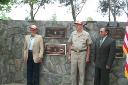 WWII veterans of the 63rd Inf Div at Riverside National Cemetery ceremony