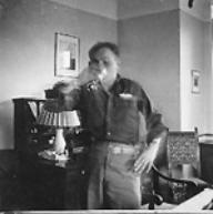 Lt Stltzer sips champagne 1st Bn 254th Inf