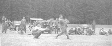 Baseball game 254th Infantry