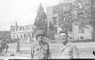 LCol Tucker and Capt Piontek in Rothenburg, Germany May 45 1st Bn 254th Inf