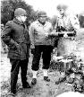 63d Officers inspecting unit Cp Van Dorn, MS 1944