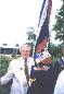 Angelo Christopher D/254th Infantry with Regimental Flag Jebsheim 1999