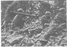 Bazooka team in action