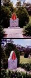 Two view of the Camp Blanding 63rd Infantry Division Memorial