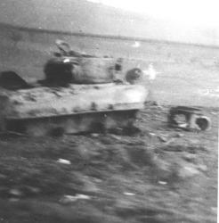 Destroyed American Tank
