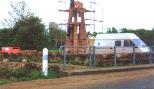 Cross of the Jebsheim Mill under construction- 1988