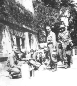 Chow time 2d Plat D/255th Inf