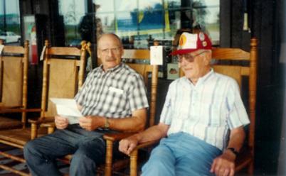 Cpl Bill Pink and Sgt Charlie Stewart, Terre Haute, IN Mini Reunion
