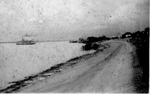 Levee at Baton Rouge, LA 1944