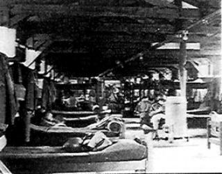 Barracks view Camp Van Dorn, MS 1944