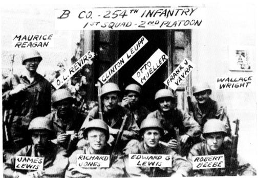 1st Squad, 2d Platoon, B Company 254th Infantry Regiment- Bad Mergentheim, Germany May 1945
