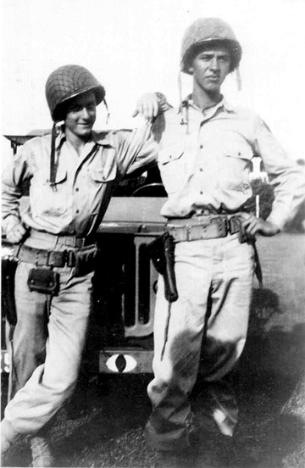 Snodgrass and Moffett, M/254th Inf Regt Cp Van Dorn, MS 1944