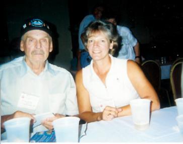 Bill Pink E/254th Inf Regt and daughter Donna McKee, Division Reunion