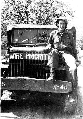 Davis, 563d Signal Company, Wickersheim, Germany 1945