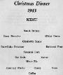 part II Christmas Menu B/718th FA Bn Cp Van Dorn, MS 1943