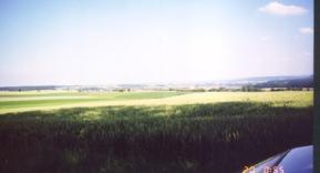 View of battlefield near Kocher/Jagst Rivers