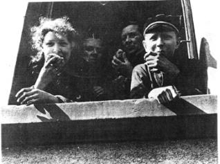 Children of Ensheim, Germany March 1945