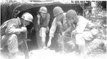 C/263d Engr troops at Camp Van Dorn